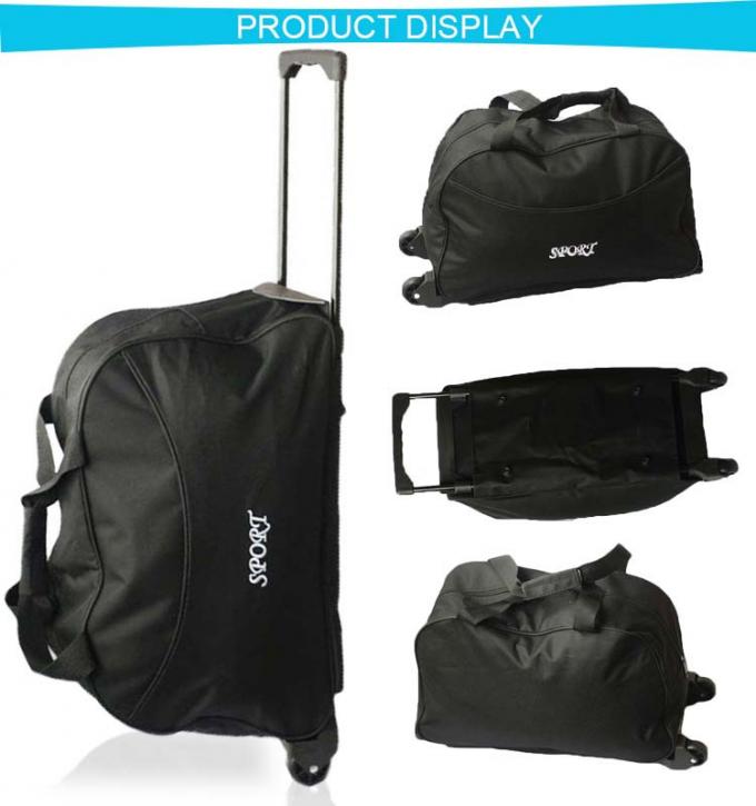Oemのブランドの空想の大きい動かされたスポーツ袋のポロの女性方法空旅行トロリー荷物袋