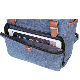 多色のオフィスのラップトップ/余暇および仕事のためのキャンバスのラップトップのバックパックは袋に入れます