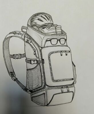 通気性生地と5つの広々としたコンパートメントを備えたカスタムカラーアウトドアスポーツバッグ（ハイキング・キャンプ用）