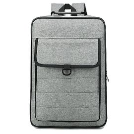 灰色ポリエステル物質的なキャンバスのラップトップのバックパックの多機能のラップトップ袋