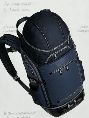 46 X 17 X 28cm アウトドアスポーツバッグ 透気軽 耐久性 5つのコンパクトで ジム ウォーキング 旅行