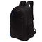 軽量の黒いポリエステル学校のバックパック袋