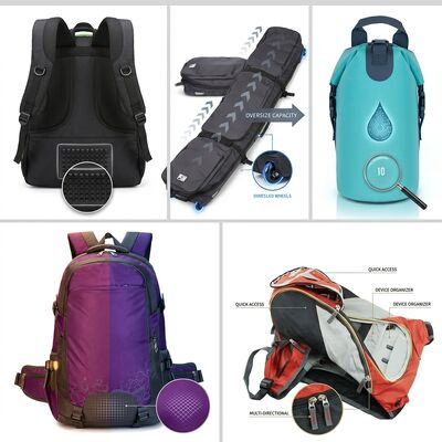 通気性シューズコンパートメント付きヘビーデューティー600Dポリエステルジムダッフルバッグ 大容量 旅行 スポーツ用品